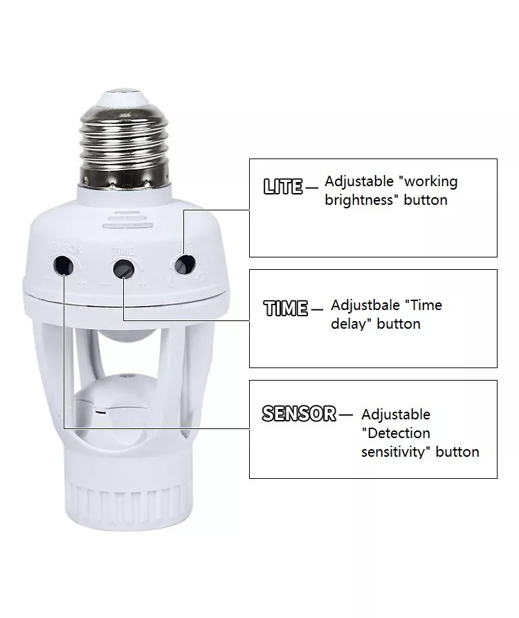 Motion Sensor Lamp Holder