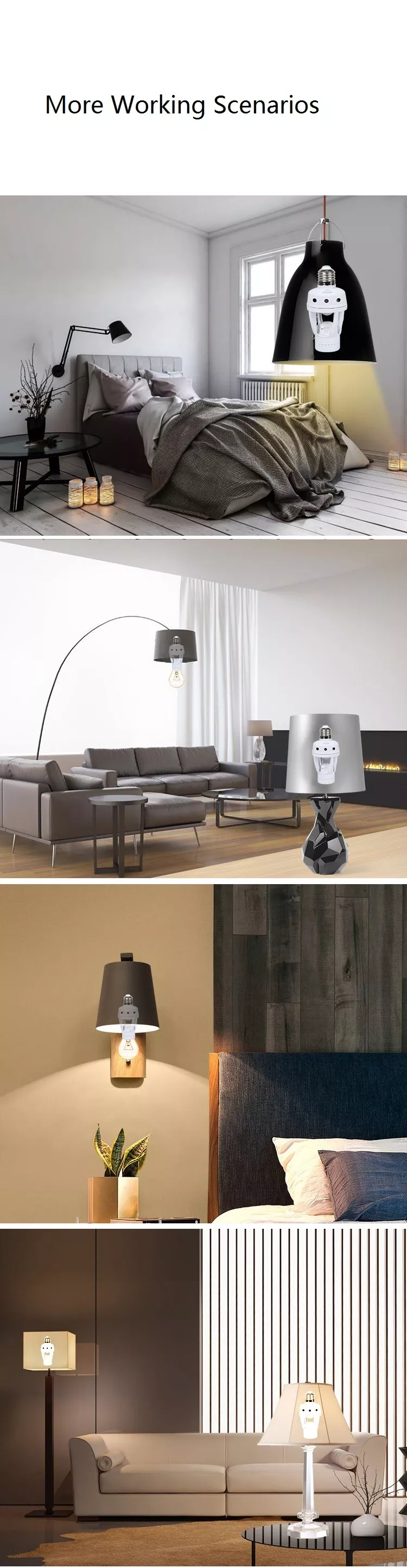 Motion Sensor Lamp Holder