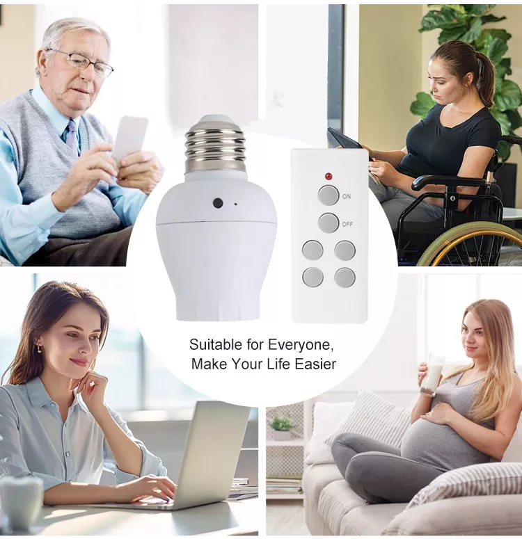 Remote Control Lamp Holder