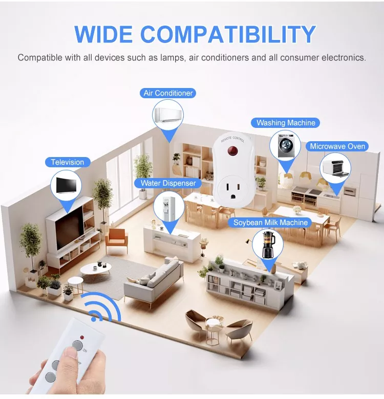 Wireless Remote Switch US Remote Control Socket